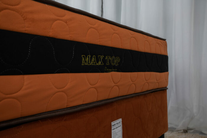 Box+Colchão Casal Ortopédico Max Top Premium Ferrugem 138×188 Nosso Sonho ALMOFADAS GRÁTIS - Image 5