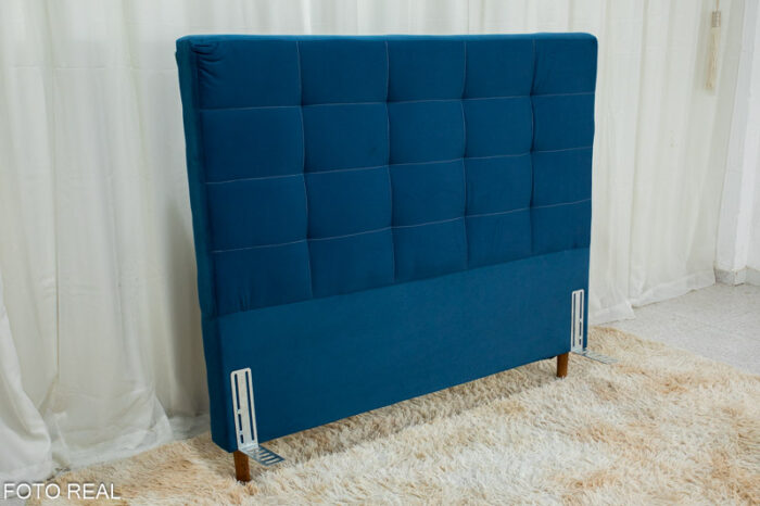 Cabeceira Casal Belli Sued Azul Larg.1.40m