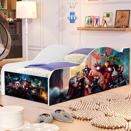 Cama Juvenil Carro Vingadores 25 – VJ MÓVEIS