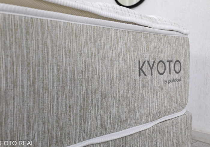 Conjunto Base Box Queen Kyoto + Colchão Queen Kyoto + Cabeceira Kyoto Portobel - Image 4