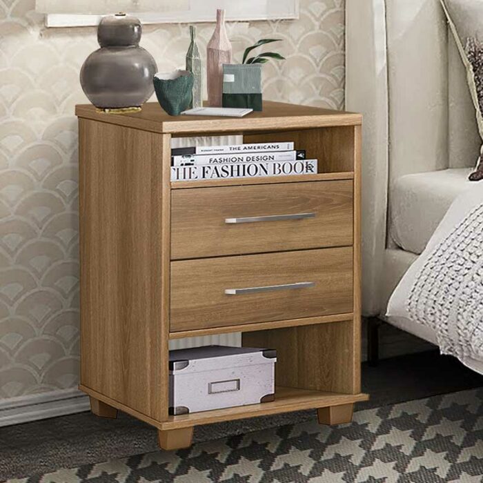 Mesa de Cabeceira Valente Mel Rud Rack
