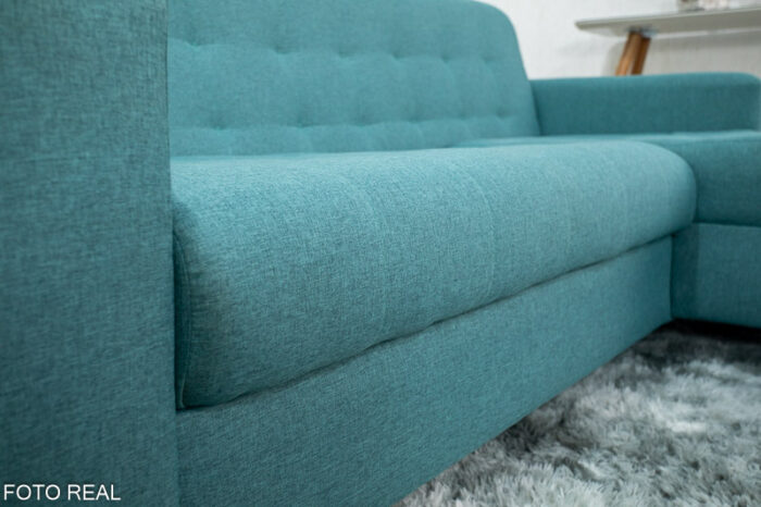 Sofá 3 Lug. Com Chaise Colorado Verde Tiffany 2.10m - Image 7