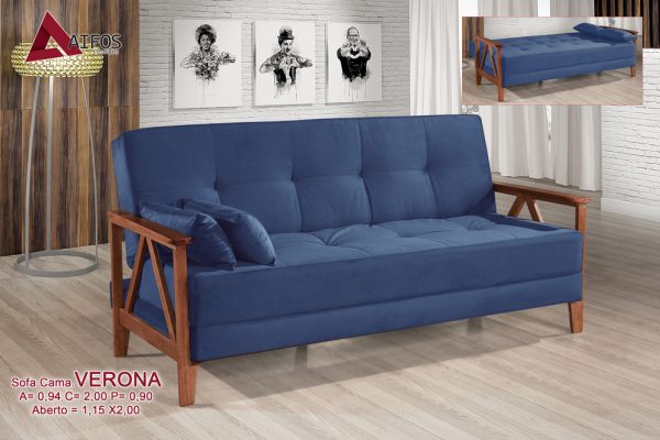 Sofá Cama Verona Aifos Estofados