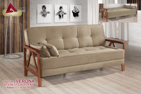 Sofá Cama Verona Aifos Estofados
