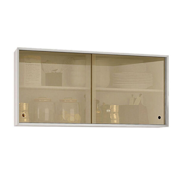 Aéreo Porta Correr Reflecta Valência Branco Larg. 1.20m Sallêto