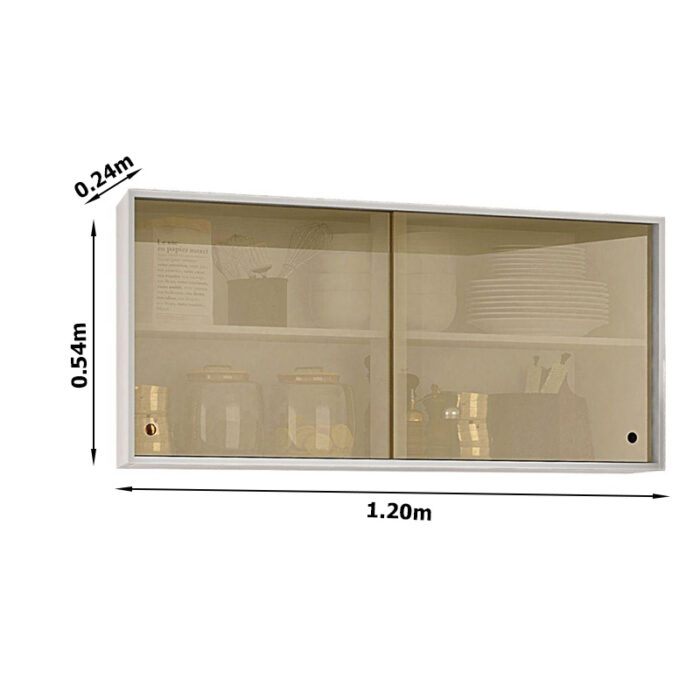 Aéreo Porta Correr Reflecta Valência Branco Larg. 1.20m Sallêto - Image 3