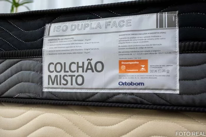 Colchão Casal Ortopédico EPS D33 Iso Dupla Face 138x188x20 Ortobom - Image 3