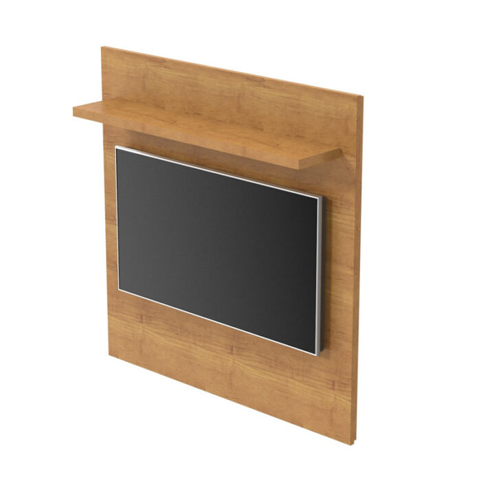Rack +Painel Yan Larg. 0.90m Cinamomo/Off White Patrimar - Image 6