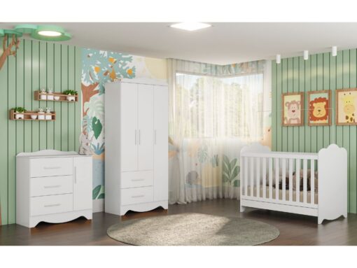 Quarto Completo Clara – Branco (L-ok)