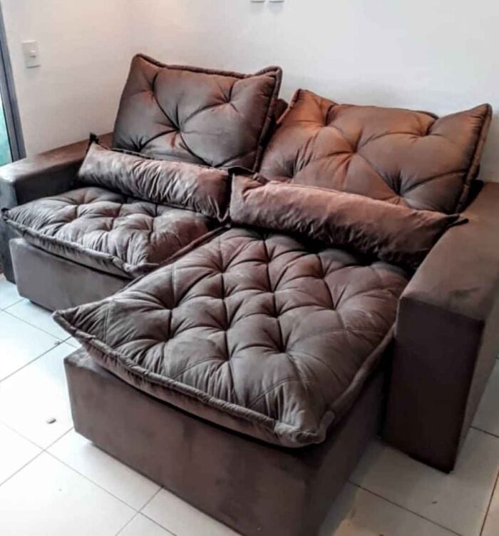 Sofá Retrátil e Reclinável Elegance Confort 2 metros (premier)