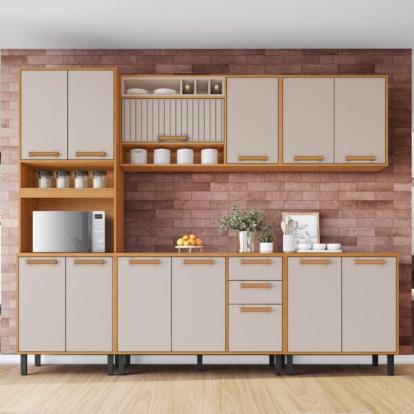 Cozinha Completa Nápoles 5 peças – Cinamono/Off White-lord