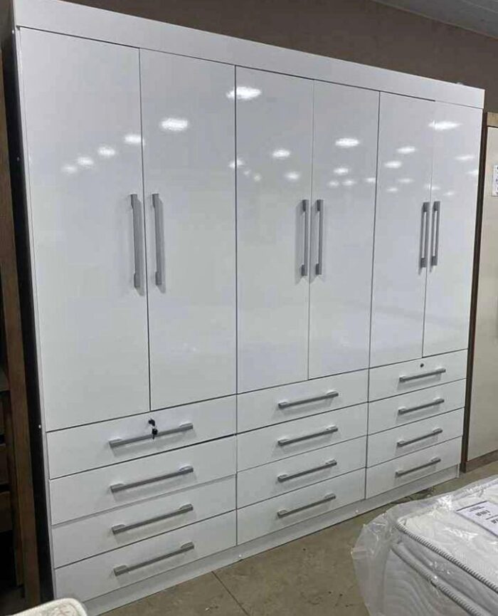 Roupeiro Casal 6 Portas Mônaco – D’DORO – RUF - Imagem 2