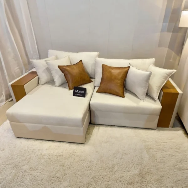 Sofá Cama Retrátil Maiori 2,32 m Linho