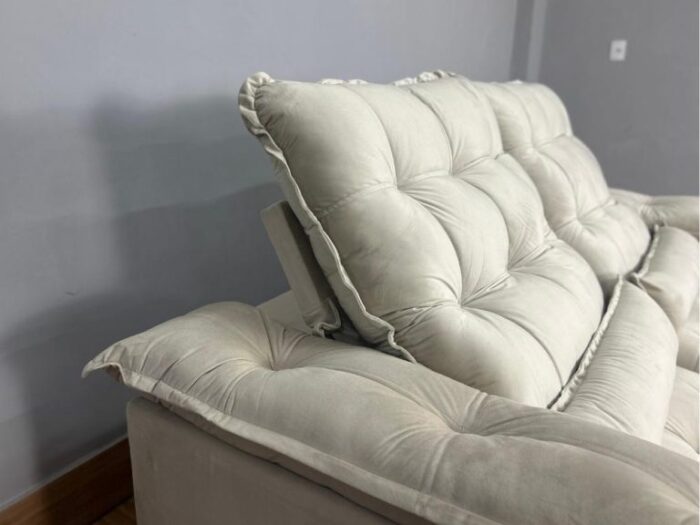 Sofá Retrátil e Reclinável Istambul 2.10m –  Veludo (lord) - Imagem 2