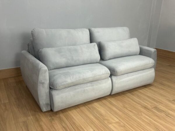 Sofá Cama Retrátil Reclinável Amaranto 2.10m  Veludo (lord)