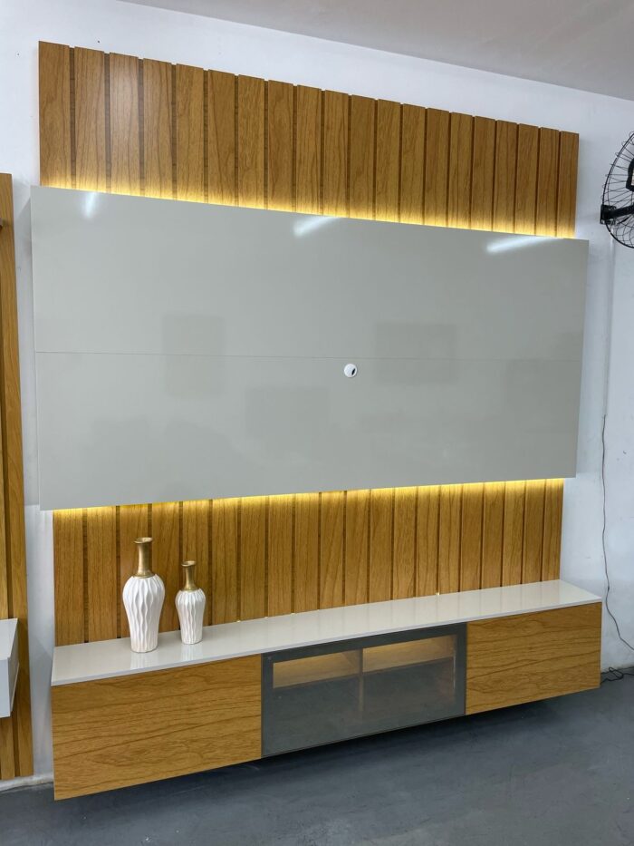 Home Suspenso até 85″ Soberano Reflecta 230 Naturale/Off White – GELIUS – TOTAL