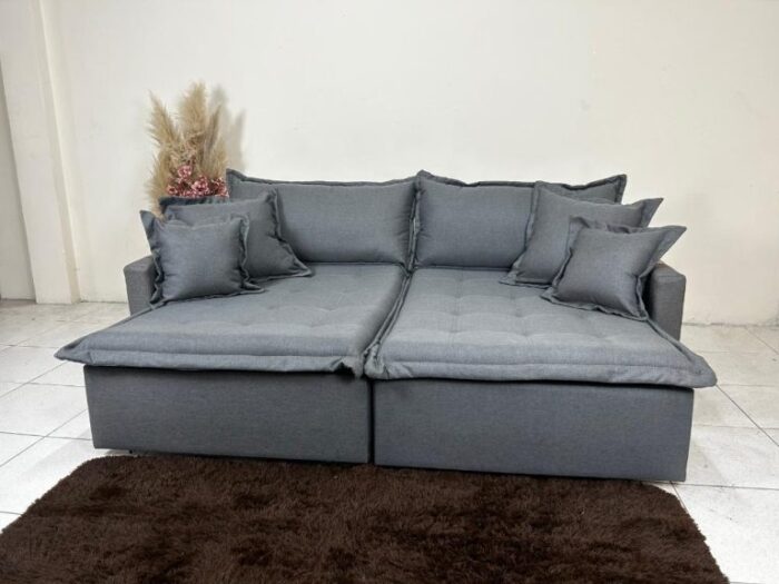 Sofá Cama Retrátil Reclinável Esparta 2.20m – (premier,lord) - Imagem 3