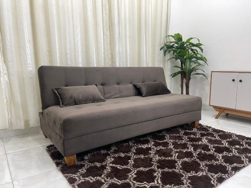 Sofá Cama Arpoador 1.85m – marrom Veludão-lord