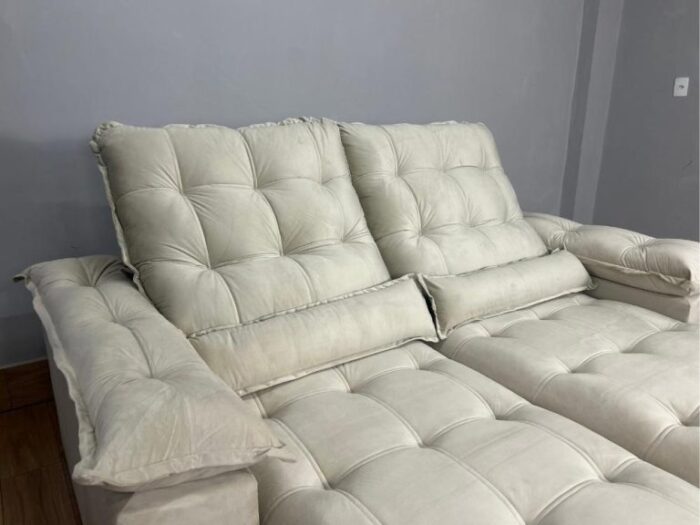 Sofá Retrátil e Reclinável Istambul 2.10m –  Veludo (lord) - Imagem 7