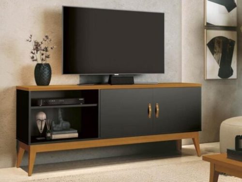 Rack Star 60″ – Preto/Cedro-lord