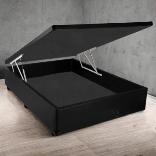 Base Box Casal Baú Corino Branco – ALTO NÍVEL CAMAS E COLCHÕES-total