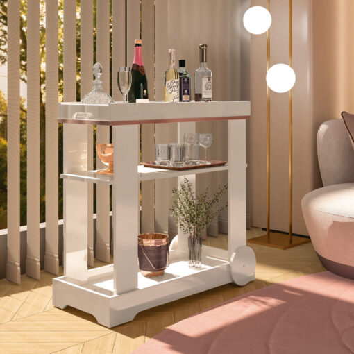 Carrinho Bar Rosé – ARTELY – Total