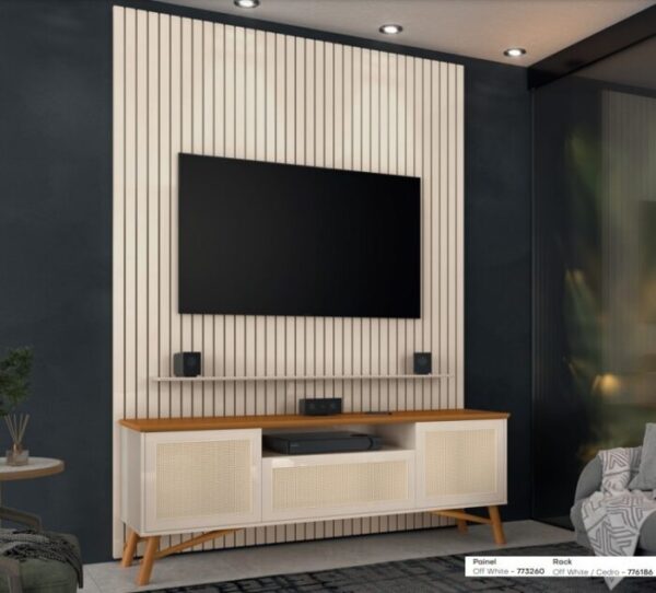 Painel Arbo + Rack Darín 180 cm – EDN MÓVEIS – Total