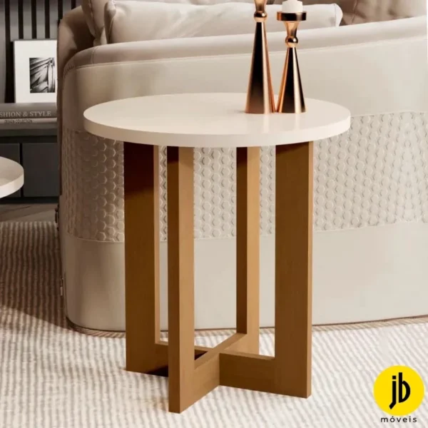 Mesa Lateral 8002 Luxo Off/Nature JB Bechara (rufer)