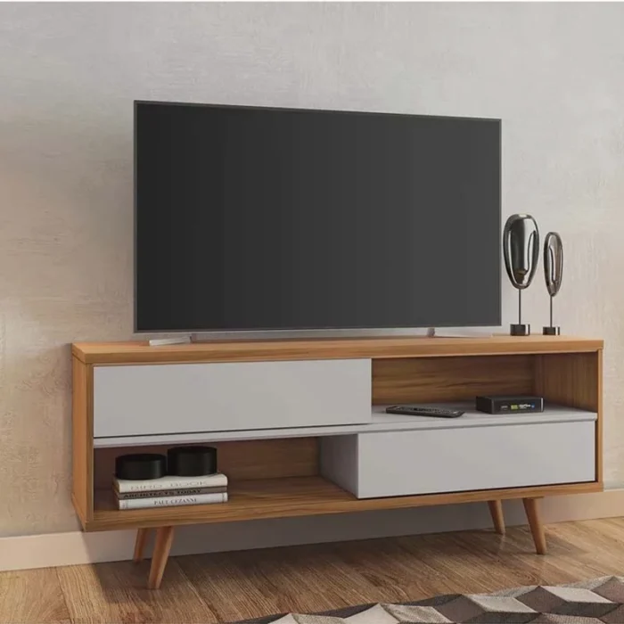 Rack Bancada NT 1180 Freijó/Off TV até 50 Polegadas Larg.1.35m - Notável-rufer