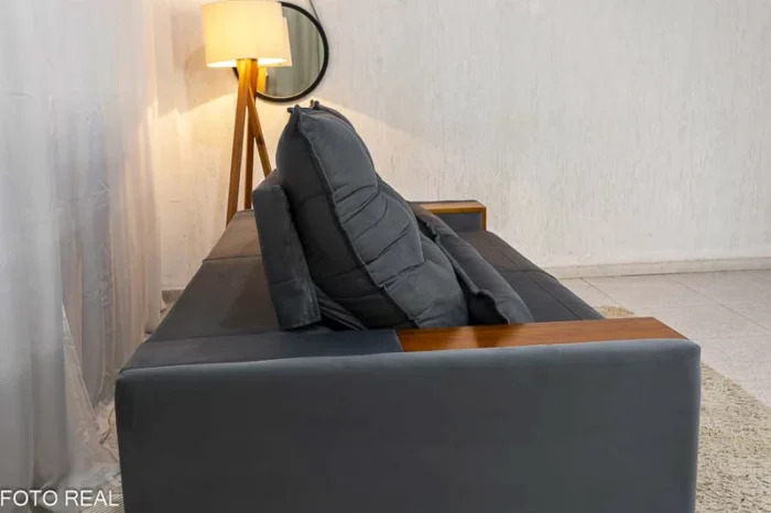 Sofá Retrátil Reclinável Gênova 2.30m Veludo  815 - Molas Ensacadas(rufer) - Imagem 12
