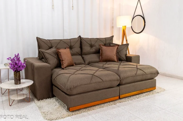 Sofá Retrátil e Reclinável Gran Bello 2.30m – Linho(rf-ld-tt) - Imagem 10
