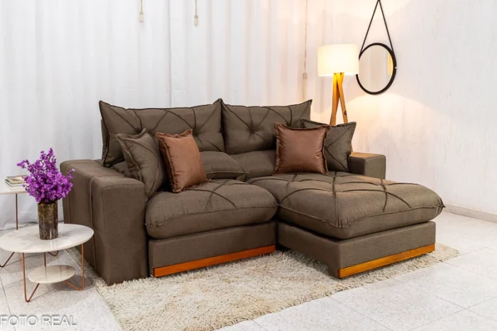 Sofá Retrátil e Reclinável Gran Bello 2.30m – Linho(rf-ld-tt) - Imagem 11