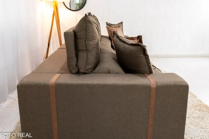 Sofá Retrátil Reclinável Gran Bello 2.90m  - D33 e Molas Ensacadas(rf) - Imagem 11