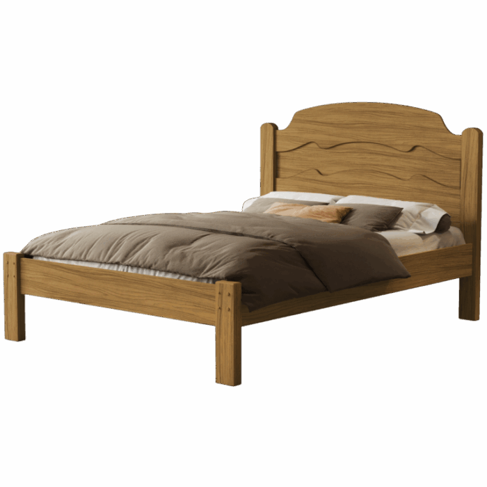 .Cama Casal/Viúva Íris Nature/Off White/Nature – MADEC/VJ MÓVEIS (tt). - Imagem 3