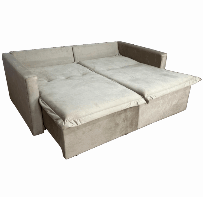 Sofá Cama Retrátil Positano 1,80 m Veludo – INNOVE ESTOFADOS (tt) - Imagem 4