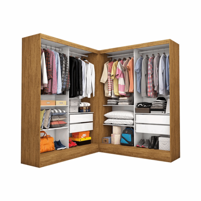 Closet Santiago/Belém 1,31 m x 1,31 m Cinamono – CARIOCA MÓVEIS (tt) - Imagem 2