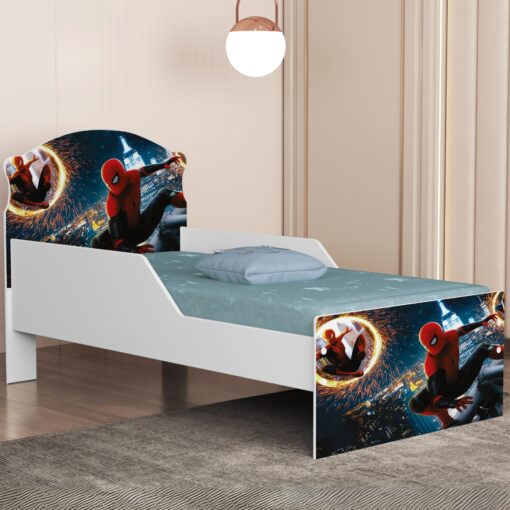 Mini Cama Juvenil Lívia (Menino) Homem-Aranha 14 – MADEC/VJ MÓVEIS (tt)