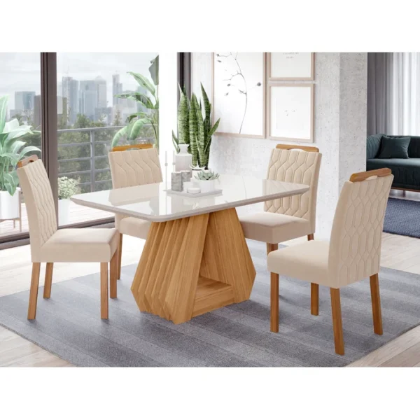 Mesa Agata 4 Cadeiras – (premier)