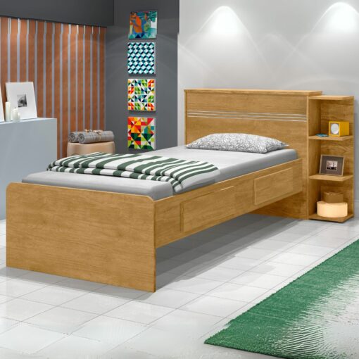 Cama Solteiro Baú Jade– J&A MÓVEIS (tt)