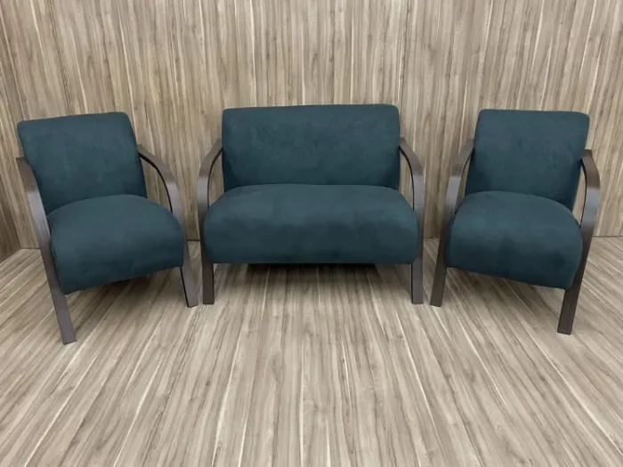Conjunto Poltronas Braço Madeira  México (alp) - Imagem 2