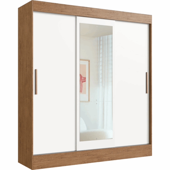 Guarda-Roupa 3 Portas Londres 69000 1,80 m – DORIPEL (tt) - Imagem 4