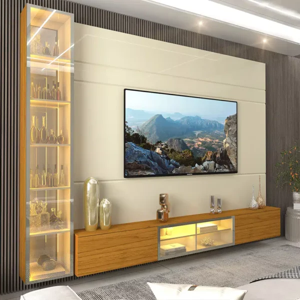 HOME LUMINARE REFLECTA COM UMA TORRE 255 – Naturale Off white (pr)