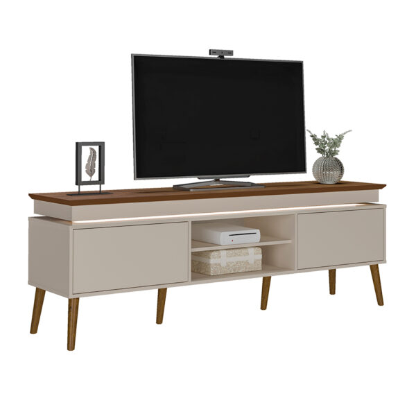 Rack Lumina Pinho e Off White 180 cm (pr)