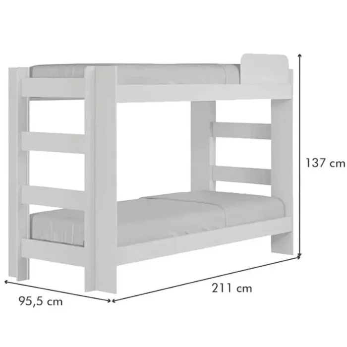 Beliche Florida para Colchão 188×88 Tigus (pr) - Imagem 5