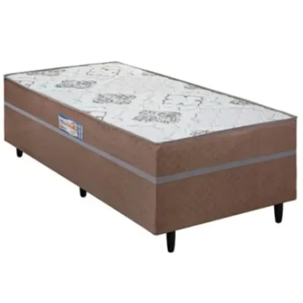Cama Box Açucena Solteiro Ortopédica 88x188x47cm Ecotec (pr)