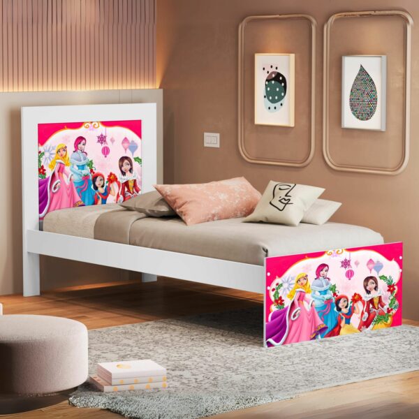 Cama Solteiro Marina (Menina) Princesas 401354 – MADEC/VJ MÓVEIS (tt)