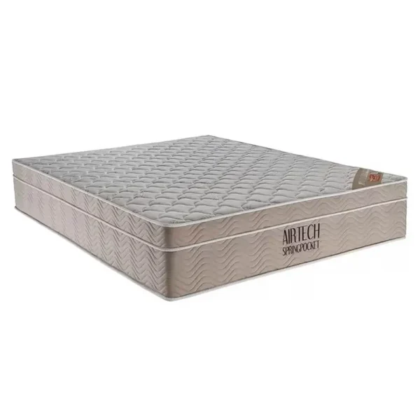 Colchão Airtech Spring Pocket Queen de Molas Ensacadas 30x198x158cm Ortobom (pr)