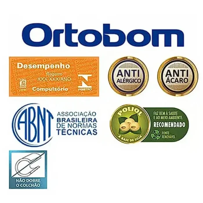 Colchão Light D33 com espuma selada 88×188  OU 78X188 Solteiro  Ortobom suporta até 100kg (PR) - Imagem 3