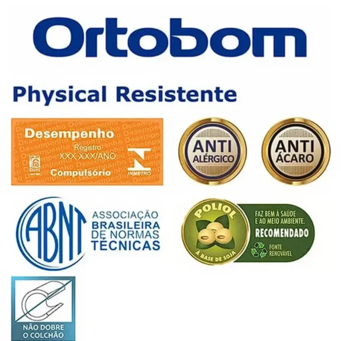 Colchão Physical Resistente Infantil 70x150x12 Ortobom (pr-rn) - Imagem 3