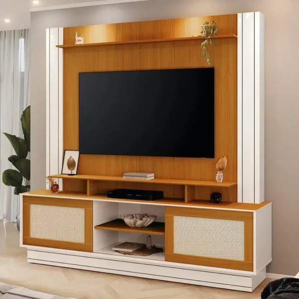 Estante Antares Home para TV até 55 Polegadas 2 Portas EDN (pr)